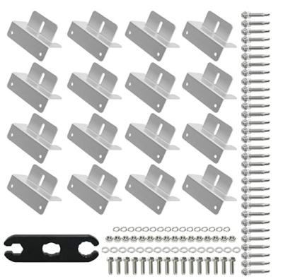 China Solar Power Aluminum Vehicles Solar Panel Z Frame RV Solar Panel Mounting Z Frames For Solar Panel for sale