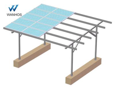 China Aluminum Alloy Commercial Solar PV Bracket System Parking Rack System for sale