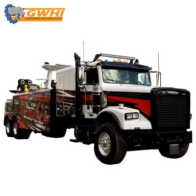 China Heavy duty metro optional aluminum wehbe roll back wrecker tow truck 50 ton road rescue recovery vehicles tow wrecker for sale for sale