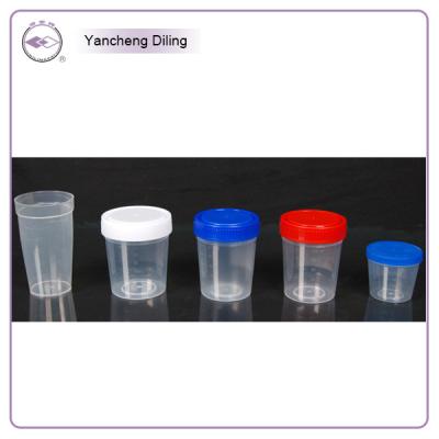 China hospital test collection disposable plastic urine container F01-F08 for sale