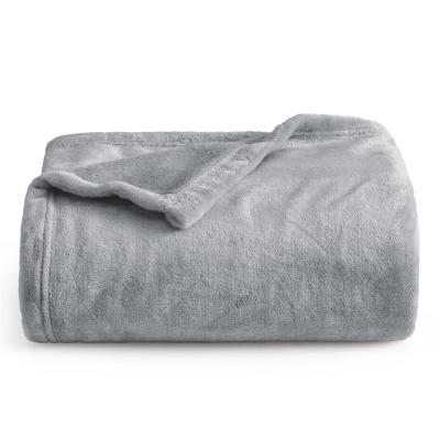 China PORTABLE Wholesale Soft Furry Link Plush Dye Throw Dye Soft Plush Comfortable Weighted Bed Blankets For Winter for sale