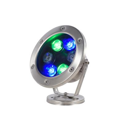 China Suitable for waterscape lighting 304 stainless steel LED underwater pool light waterproof DC12~24V Undergrand light for sale