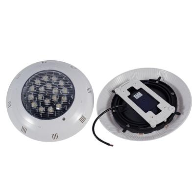 China Swimming Pool Accessory Lamp Illumination IP68 Waterproof Swimming Pool Led Underwater Light Luminous White Body Steel Item for sale