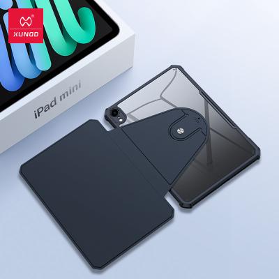 China Luxury Xundd For iPad pro 11 12.9 Tablet Case For iPad Mini 6 Airbags Anti-drop 360 Rotation Multi-Function Leather Cover for sale