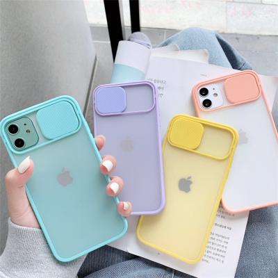 China Practical Soft Hard Acrylic TPU Phone Case For iphone 13 12 pro 11 XSmax Camera Lens Protective Phone Case for sale