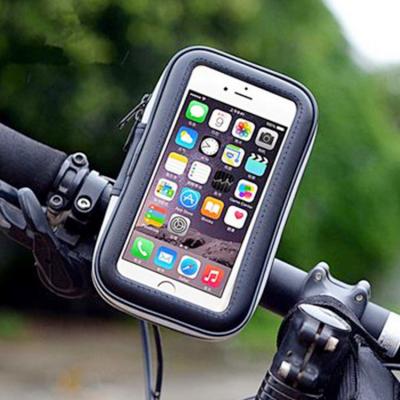 China Bike Handlebar Cell Phone Holder Bag Mobile Phone Accessories Waterproof Case Cell Phone Holder Handlebar Bike Bicycle Bags for sale