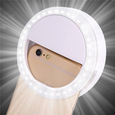 China Improved Beauty Flash LED Selfie Ring Light For Mobile Cell Light Handheld Phone for sale