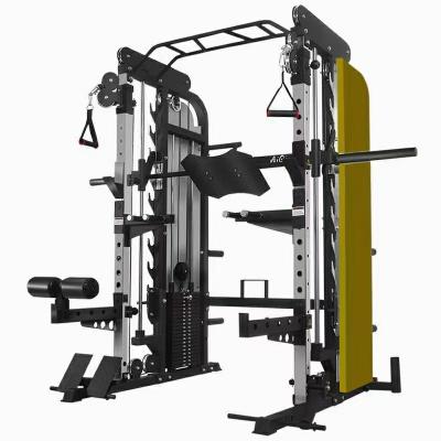 China Safety Solid 2022 New Multifunctional Trainer Smith Machine Fitness Equipment Smith Machine for sale