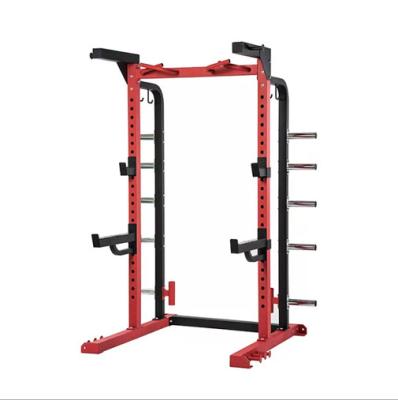 China Fitness Gym Half Gym Equipment Commercial Power Squat Rack for sale