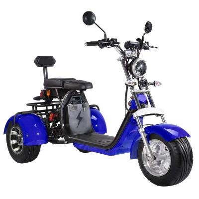 China US/EU unisex warehouse 60V 20Ah 1500w 2000w electric tricycle 3 wheel adult three wheel bicycle lithium battery for sale