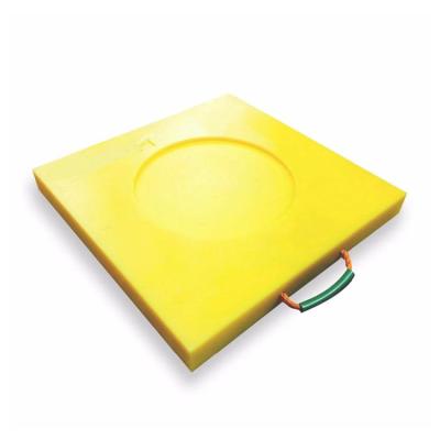 China Advertising crane outrigger pad, RV leg pad size, color and logo can be customized for sale