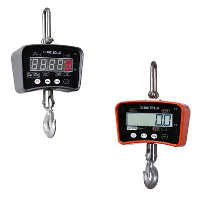 China LCD Display Crane Scale 1T Hook Scale 500kg Industrial Electronic Heavy Duty Crane Scale 32*27*19.3cm for sale