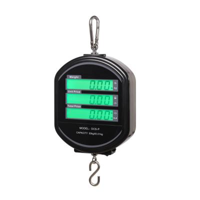 China mini metal scale 60kg crane hook electronic portable scale hook digital scale 37*37*20cm for sale