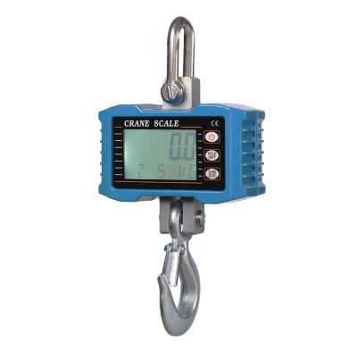 China 1000kg 1T Digital Crane Scale Heavy Industrial LCD Display Hook Hoist Crane Scale 30*17.8*10.7cm for sale