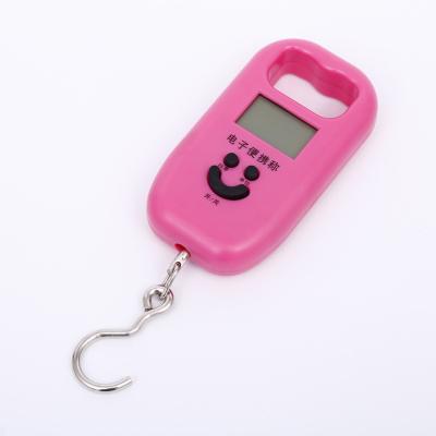 China Weight Measuring Scale Spring Scale Mini 50kg Portable Electronic Luggage Hook Weighing On Sale for sale