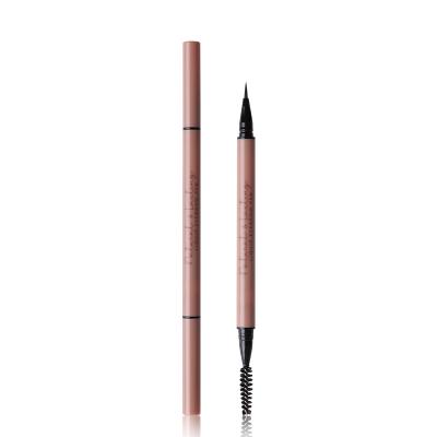 China NEW WATERPROOF COSMETIC PEN 2IN1 THIN TO BLIND TIP LIQUID EYEBROW PENCIL/EYELINER PENCIL PRIVATE CUSTOMER LOGO WATERPROOF LONG LASTING OEM for sale