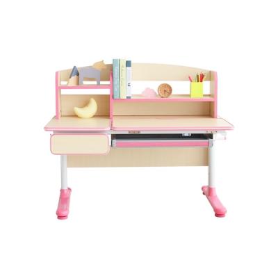 China Workstation Kids 120cm Kids Table Chair Contemporary Home Study Desk With Bookcase 301DP for sale