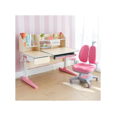 China Contemporary Toddler Computer Table Home Home Wood Writing Kids Learning Desk Set Up Simple Adjustable Child Desk 301X for sale