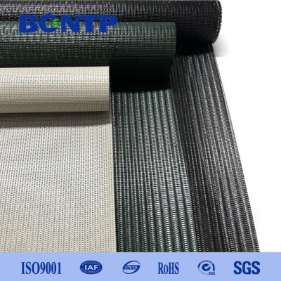 China Openheidsfactor 530 gsm Zonnebrandcrème Mesh Blinds Stof Zonnebrandcrème Stoffen voor Roller Blinds Te koop