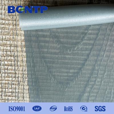 China Hot Sale 0.3MM Projector Cloth Grey Rear Soft PVC Matt Film Folding for sale