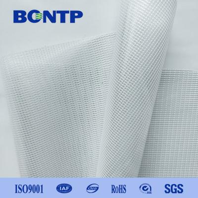 China Het duidelijke Witte Transparante Mesh Fabric Waterproof Polyester-Geteerde zeildoek van pvc Te koop