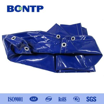 China la lona del remolque 1000D cubre la lona polivinílica protectora de la prenda impermeable para los coches en venta