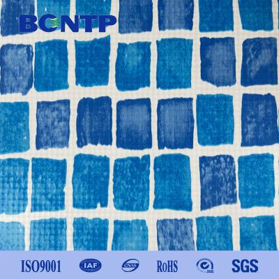 China Mosaic Vinyl PVC Pool Liners With Anti UV Stainless Steel Mosaic Pool Liner for sale