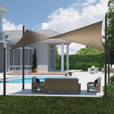 China Hoogwaardige outdoor commerciële patio HDPE ademend Toldo Vela Toldo Vela rechthoekig/vierkant/driehoekig 340 GSM Shade S Te koop