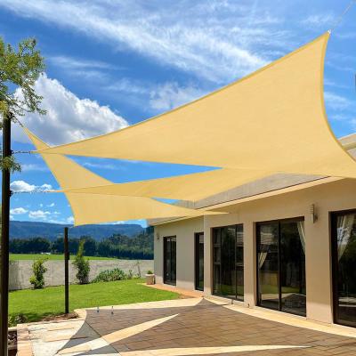 China hdpe 340g Sun Shade Sail roll material Outdoor Awning Shade Cover UV Block for Patio Shading Outdoor Awning Backyard Gar for sale