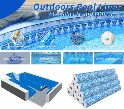 China Pool Liner zwembad accessoires PVC zwembad Liner Te koop