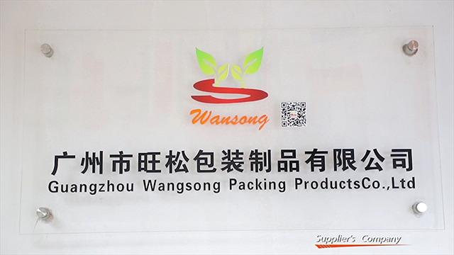 Verified China supplier - Guangzhou Wansong Packaging Products Co., Ltd.