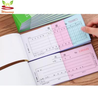 China paper & Cardboard China Custom Printed Cheap Duplicate/Triple Printing NCR A4/A5 Paper Receipt Book, Book Invoice for sale