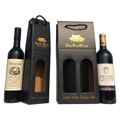 China Recyclable Wine Boxes For Gift Sale Factory Wholesale Price Recyclable Single Bottle Red Wine Packaging Corrugated Paper Customized Accept for sale