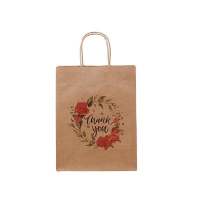 China Recyclable Custom Logo Luxury Kraft Paper Bags Underwear Cosmetics Shopping Bags for sale