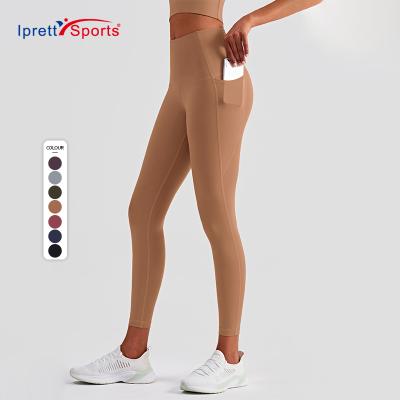 China Antibacterial Women Running Comfortable Wholesale Sports Gaiters Tummy Control Tights Private Label Yoga Pants for sale