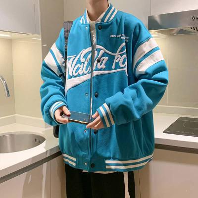 China New Logo Zip Up Design Custom Colorblock Breathable Fashion Streetwear Mens Winter Hooded Anorak Bomber Jacket for sale