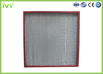 China Hitzebeständiger Hepa-Staub-Filter, kundenspezifischer Hepa-Filter-große Luftströmung 320×320×220mm zu verkaufen