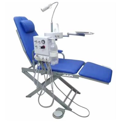 Chine Plan B pour le dentiste Chaise dentaire pliante portable légère Chaise dentaire portable avec turbine dentaire à vendre