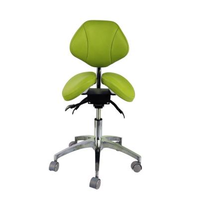 China Hospital Furniture Dentist Stool Dental Saddle Seat 360 Degree Rotation Dentist Chair for sale