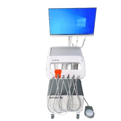 China Pet Dental Treatment Cart Foshan Factory Custom Vet Dental Trolley With Oral Camera for sale