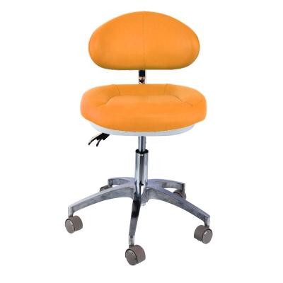 China Micro Fiber Leather Dentist Stool Big Backrest Salon Stool Soft Cushion Surgical Stool For Dentist for sale