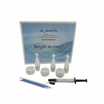 China 30 Minutos Kit de blanqueamiento dental 35% Gel para clínica dental / salón de belleza por el Dr. Whiten en venta