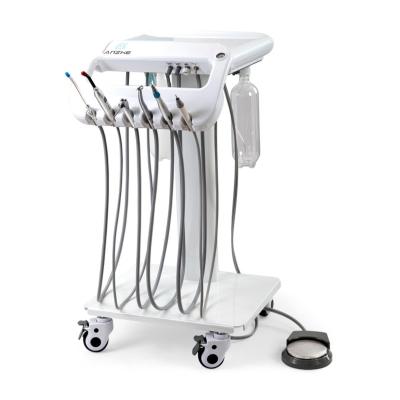 China Light Weight Mobile Dental Trolley With 5 Universal Wheels Portable Dental Treatment Carts for sale