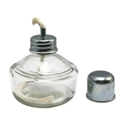 Cina Laboratorio odontoiatrico Lampada da 120 ml per alcol spirit Lampada a tappo metallico Lampada da alcol con candela tessuta in vendita