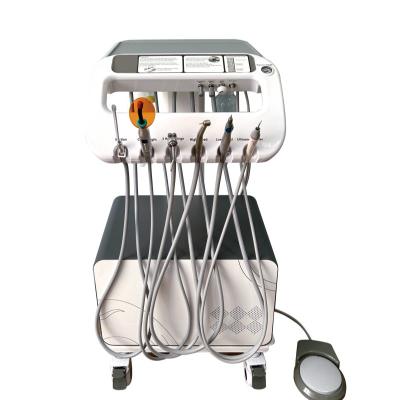 China Trolley dental móvil todo en una unidad dental móvil con compresor en venta