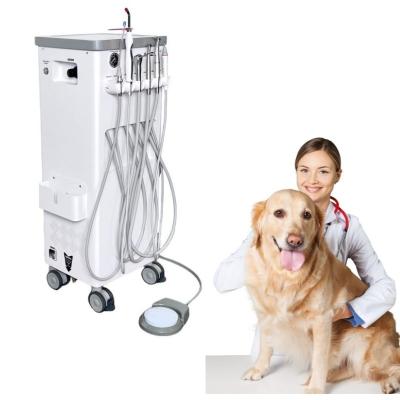 China Pet Tooth Treatment Machine Move At Will Vet Use Pet Dental Treatment Unit With Compressor for sale