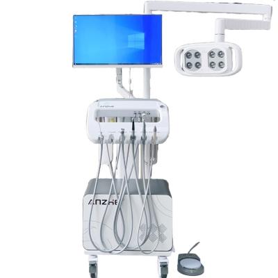 China Fábrica de Foshan 550W Dental Carro Móvil Clínica Dental Unidad Dental Portátil Con Lámpara en venta