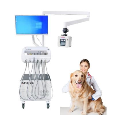 China Custom Accept Pet Teeth Therapy Mobile Cart Animal Hospital Veterinary Dental Workstation for sale