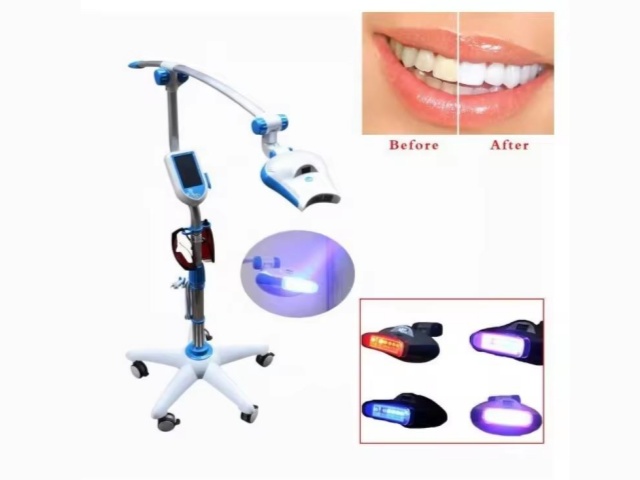 mobile design teeth whitening devices 3 color LED dental teeth whitening lamp