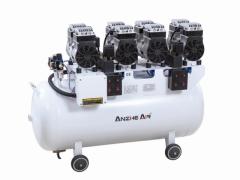 air pump compressor for dental clinic 128L 3400W silent dental compressor